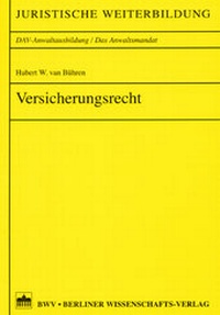 Abbildung von: Versicherungsrecht - Berliner Wissenschafts-Verlag