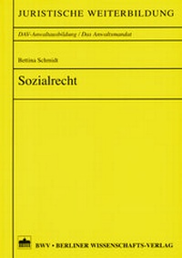 Abbildung von: Sozialrecht - Berliner Wissenschafts-Verlag