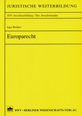 Cover: Europarecht - Berliner Wissenschafts-Verlag