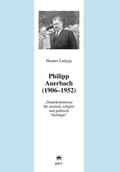 Cover: Philipp Auerbach (1906 - 1952) - Berliner Wissenschafts-Verlag