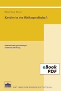 Cover: Kredite in der Risikogesellschaft - Berliner Wissenschafts-Verlag