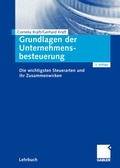 Cover: Grundlagen der Unternehmensbesteuerung - Springer Gabler