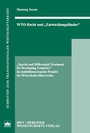 Cover: WTO-Recht und Entwicklungsländer - Berliner Wissenschafts-Verlag