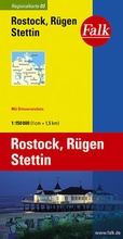 Cover: Falk Regionalkarte Deutschland Blatt 3 Rostock, R&uuml;gen, Stettin 1:150 000 - FALK, OSTFILDERN