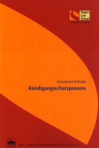 Abbildung von: Kündigungsschutzprozess - Berliner Wissenschafts-Verlag