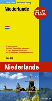 Abbildung von: Falk Länderkarte Niederlande 1:300 000 - FALK, OSTFILDERN