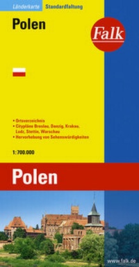 Abbildung von: Falk Länderkarte Polen 1:700 000 - FALK, OSTFILDERN