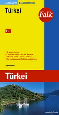 Abbildung von: Falk Länderkarte Türkei 1:800 000 - FALK, OSTFILDERN