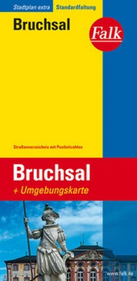 Abbildung von: Falk Stadtplan Extra Standardfaltung Bruchsal 1:18 000 - FALK, OSTFILDERN