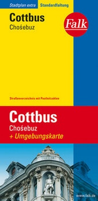 Abbildung von: Falk Stadtplan Extra Standardfaltung Cottbus (Cho?ebuz) 1:17 500 - FALK, OSTFILDERN