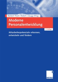 Enlarge image Cover: Moderne Personalentwicklung - Springer Gabler