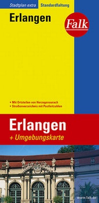 Abbildung von: Falk Stadtplan Extra Standardfaltung Erlangen mit Ortsteilen von Herzogenaurach - FALK, OSTFILDERN