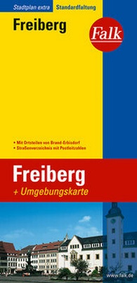 Abbildung von: Falk Stadtplan Extra Standardfaltung Freiberg mit Ortsteilen von Brand-Erbisdorf - FALK, OSTFILDERN