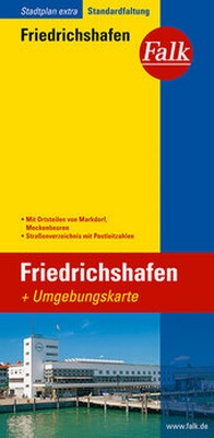 Abbildung von: Falk Stadtplan Extra Standardfaltung Friedrichshafen mit Ortsteilen von Markdorf - FALK, OSTFILDERN