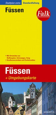 Abbildung von: Falk Stadtplan Extra Standardfaltung Füssen 1:15 000 - FALK, OSTFILDERN