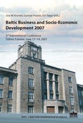 Cover: Baltic Business and Socio-Economic Development 2007 - Berliner Wissenschafts-Verlag