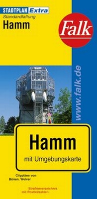 Abbildung von: Falk Stadtplan Extra Standardfaltung Hamm mit Ortsteilen von Bönen, Welver - FALK, OSTFILDERN