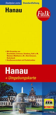 Abbildung von: Falk Stadtplan Extra Standardfaltung Hanau mit Ortsteilen von Bruchköbel, Erlens - FALK, OSTFILDERN