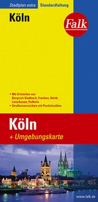 Abbildung von: Falk Stadtplan Extra Standardfaltung Köln mit den Ortsteilen von - FALK, OSTFILDERN
