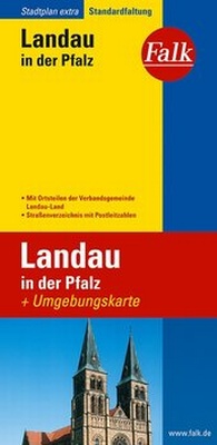 Abbildung von: Falk Stadtplan Extra Standardfaltung Landau in der Pfalz 1:15 000 - FALK, OSTFILDERN