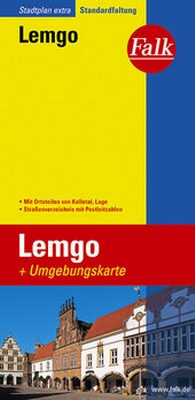 Abbildung von: Falk Stadtplan Extra Standardfaltung Lemgo mit Ortsteilen von Kalletal, Lage 1:1 - FALK, OSTFILDERN