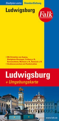 Abbildung von: Falk Stadtplan Extra Standardfaltung Ludwigsburg mit Ortsteilen von Asperg - FALK, OSTFILDERN