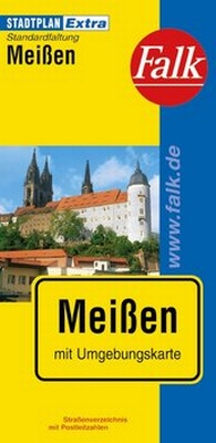 Abbildung von: Falk Stadtplan Extra Standardfaltung Meißen mit Ortsteilen von Coswig, Weinböhla - FALK, OSTFILDERN