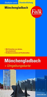 Abbildung von: Falk Stadtplan Extra Mönchengladbach 1:19.500 - FALK, OSTFILDERN