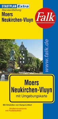 Abbildung von: Falk Stadtplan Extra Standardfaltung Moers, Neukirchen-Vluyn mit Ortsteilen von - FALK, OSTFILDERN