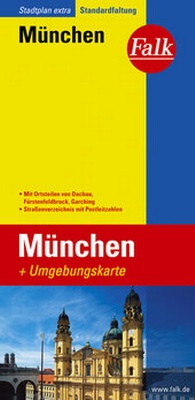 Abbildung von: Falk Stadtplan Extra Standardfaltung München mit Ortsteilen von Dachau - FALK, OSTFILDERN
