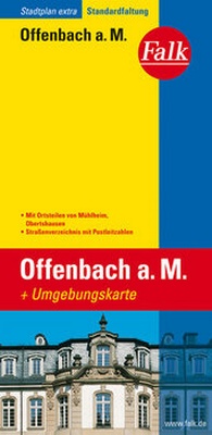 Abbildung von: Falk Stadtplan Extra Standardfaltung Offenbach a.M. mit Ortsteilen von Mühlheim - FALK, OSTFILDERN