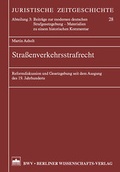 Cover: Stra&szlig;enverkehrsstrafrecht - Berliner Wissenschafts-Verlag