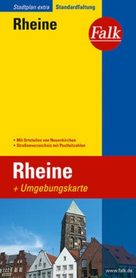 Abbildung von: Falk Stadtplan Extra Standardfaltung Rheine mit Ortsteilen von Neuenkirchen 1:19 - FALK, OSTFILDERN