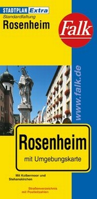 Abbildung von: Falk Stadtplan Extra Rosenheim 1:15.000 - FALK, OSTFILDERN
