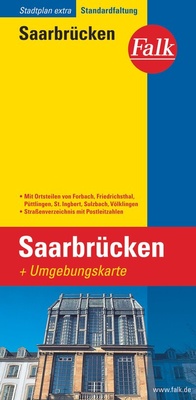 Abbildung von: Falk Stadtplan Extra Saarbrücken 1:20.000 - Falk ein Imprint von MAIRDUMONT