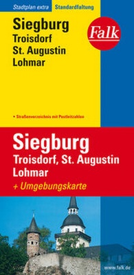 Abbildung von: Falk Stadtplan Extra Standardfaltung Siegburg, Troisdorf, St. Augustin, Lohmar - FALK, OSTFILDERN