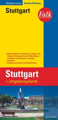 Abbildung von: Falk Stadtplan Extra Stuttgart 1:20.000 - FALK, OSTFILDERN
