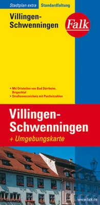 Abbildung von: Falk Stadtplan Extra Standardfaltung Villingen-Schwenningen mit Ortsteilen von B - FALK, OSTFILDERN