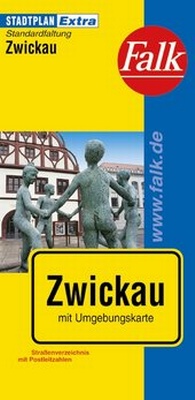Abbildung von: Falk Stadtplan Extra Standardfaltung Zwickau mit Ortsteilen von Werdau 1:23 000 - FALK, OSTFILDERN