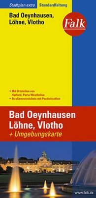 Abbildung von: Falk Stadtplan Extra Standardfaltung Bad Oeynhausen, Löhne, Vlotho mit Ortsteile - FALK, OSTFILDERN