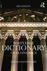 Enlarge image Cover: Routledge Dictionary of Economics - Routledge