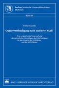 Bild: Opferentsch&auml;digung nach zweierlei Ma&szlig;? - Berliner Wissenschafts-Verlag