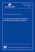 Cover: Structures of Civil and Procedural Law in South Eastern European Countries - Berliner Wissenschafts-Verlag