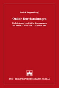 Abbildung von: Online-Durchsuchungen - Berliner Wissenschafts-Verlag