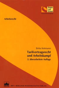 Abbildung von: Tarifvertragsrecht und Arbeitskampf - Berliner Wissenschafts-Verlag