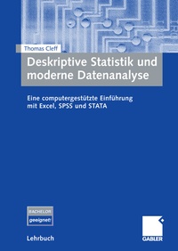 Enlarge image Cover: Deskriptive Statistik und moderne Datenanalyse - Springer Gabler