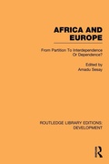 Cover: Africa and Europe - Routledge