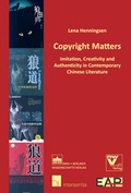 Cover: Copyright Matters - Berliner Wissenschafts-Verlag