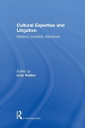 Cover: Cultural Expertise and Litigation - Routledge