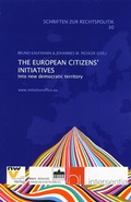 Cover: The European Citizens' Initiative - into new democratic territory - BWV Berliner Wissenschafts-Verlag